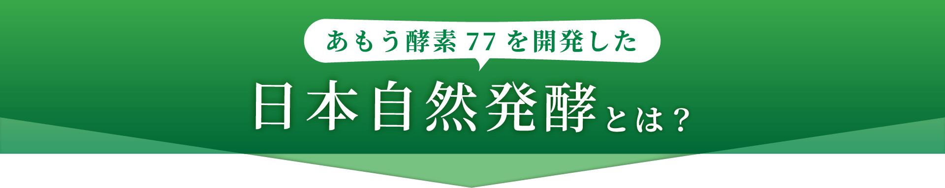 あもう酵素77を開発した日本自然発酵とは？